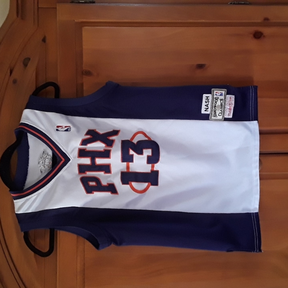 Phoenix Suns Steve Nash  Retro/Vintage HardwoodClassic Mitchell and Nash Jersey
